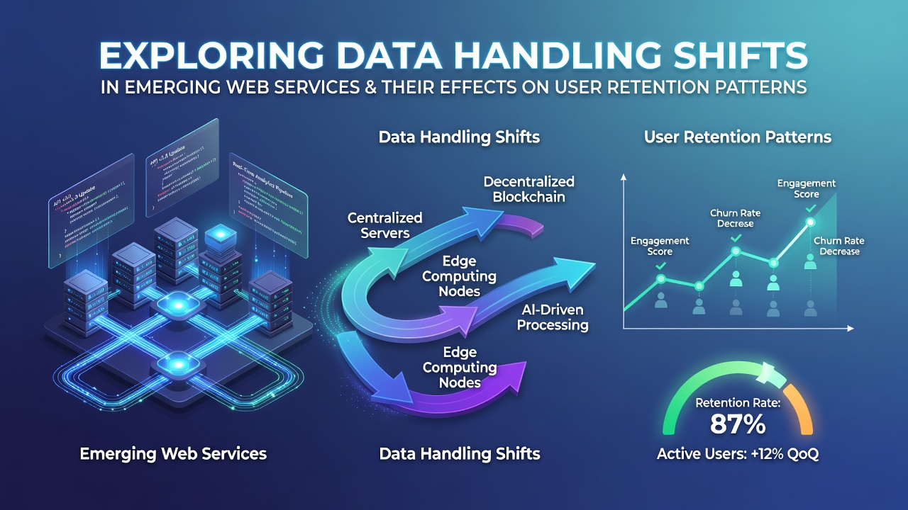 Exploring Data Handling Shifts in Emerging Web Services and Their Effects on User Retention Patterns